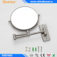 Stainless Steel Make up Bathroom Magnifying Decorative Wall Mirror
